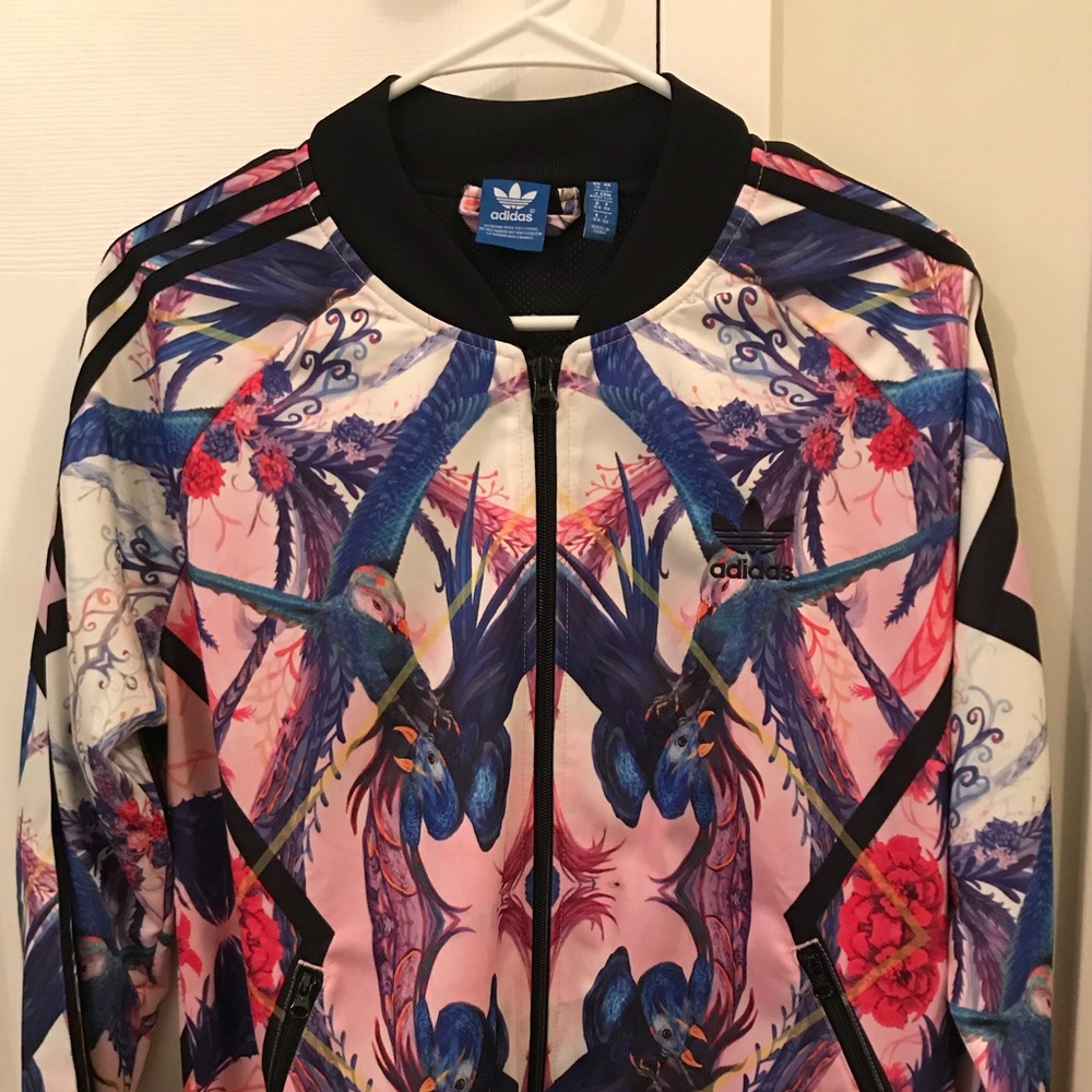 Adidas 3-stripes jacket with print